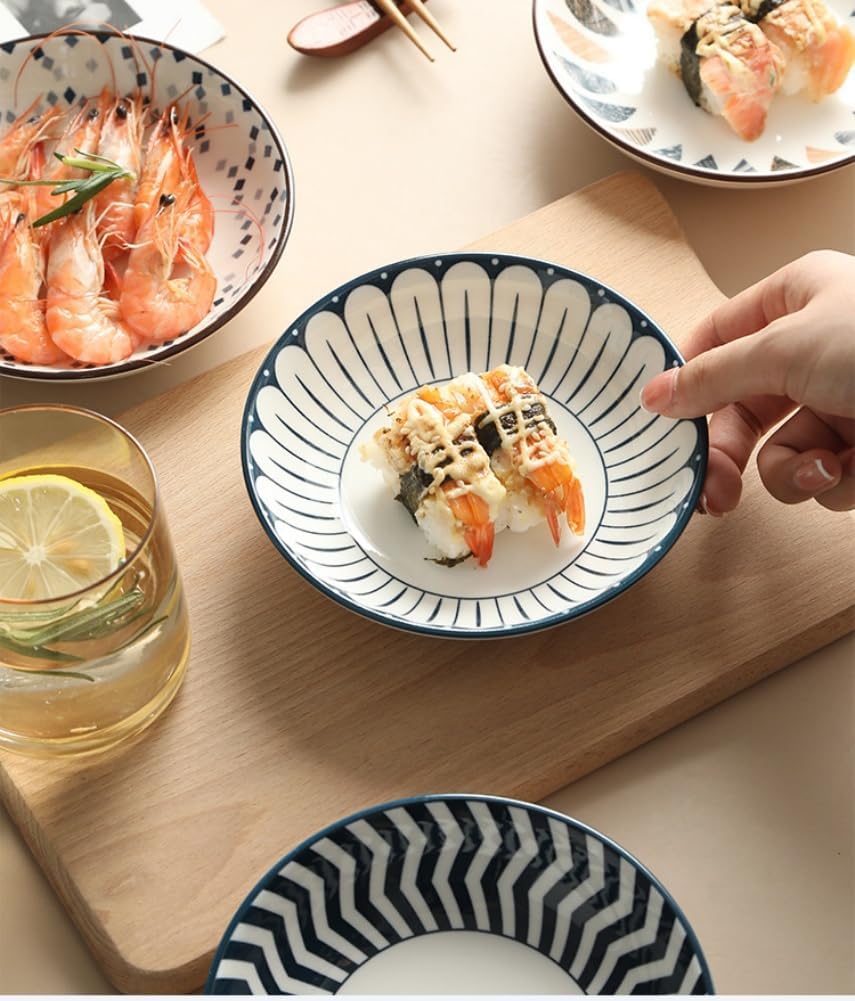 Japanese-Style Ceramic Candy Bowls, Pack of 4