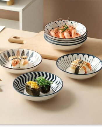Japanese-Style Ceramic Candy Bowls, Pack of 4