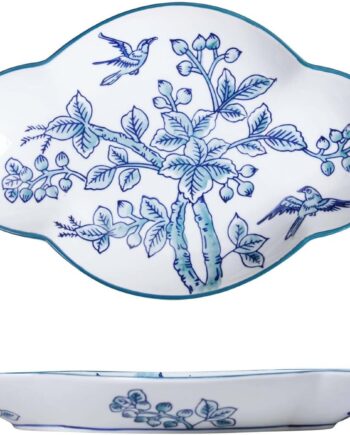 Blue and White Porcelain Dessert Plate
