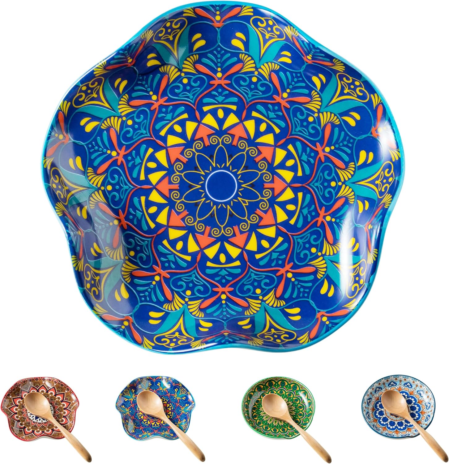 Bohemian Ceramic Spoon Rest for Stove Tops